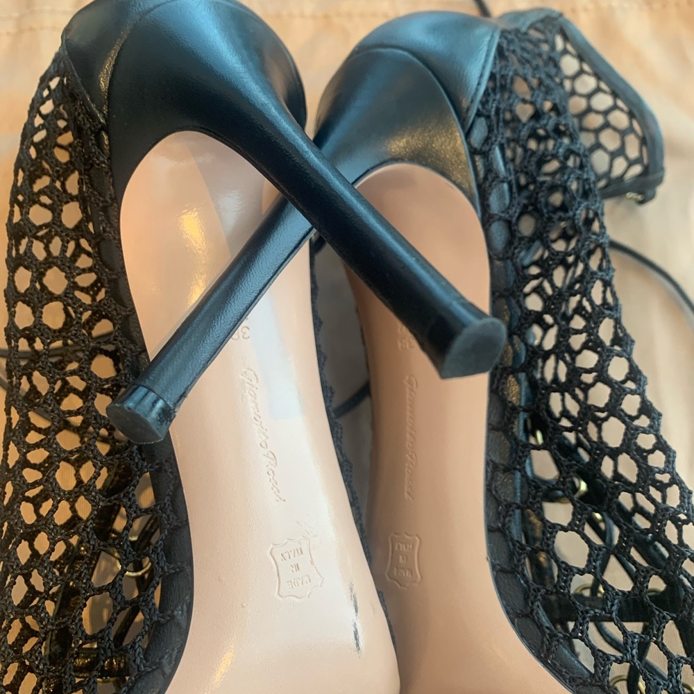 Gianvito Rossi Helena Caged Bootie - Picture 6 of 8